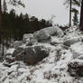 Snowy Rocks