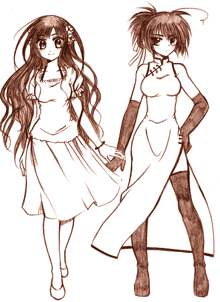 Aph - Philippines and Singapore fullbody sketch