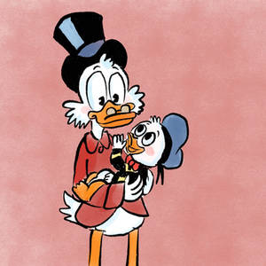 Scrooge and baby Donald