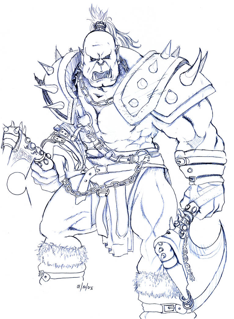 The Orc by Chingk on DeviantArt