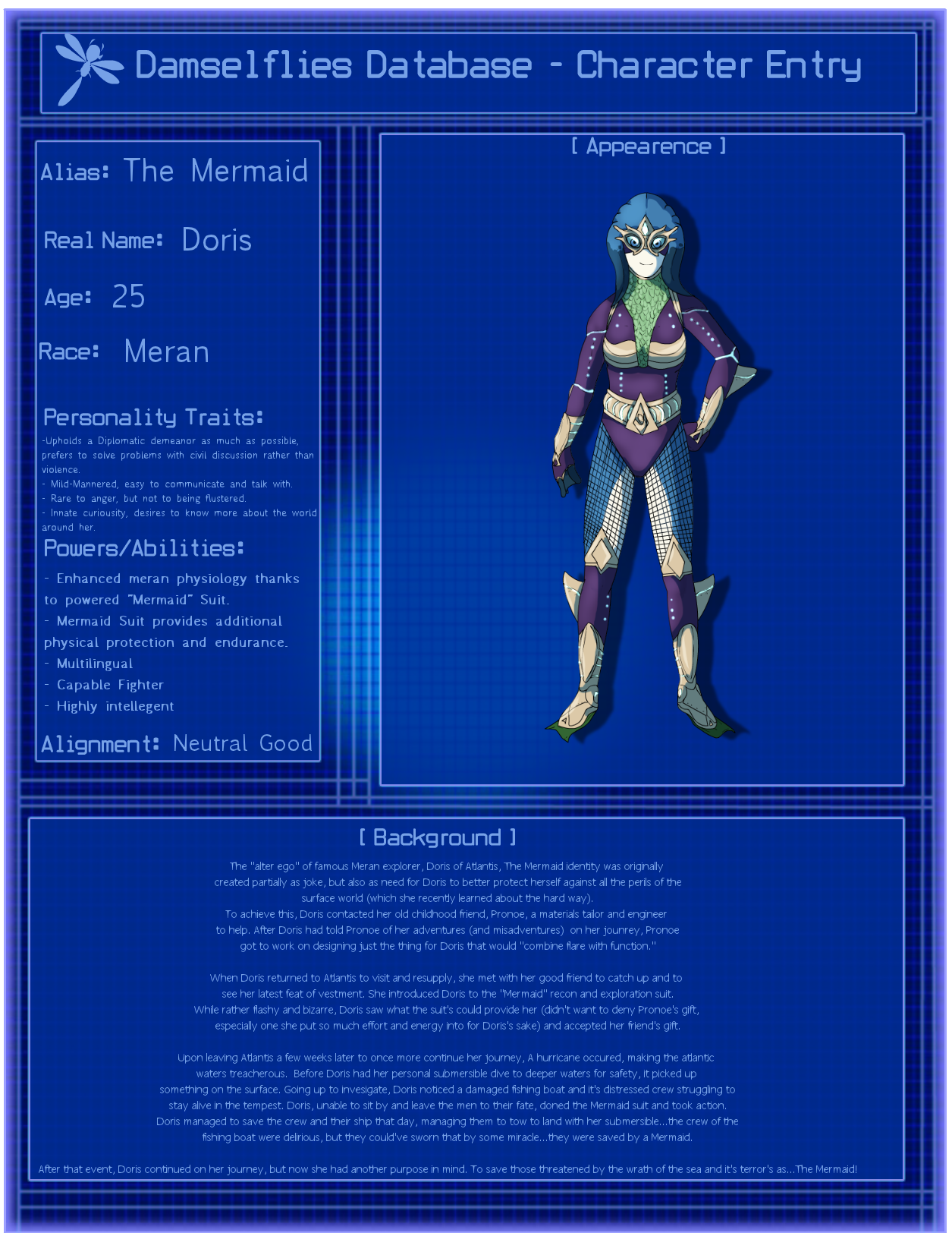 Damselfly Database - The Mermaid by Eldritch-Shambler on DeviantArt