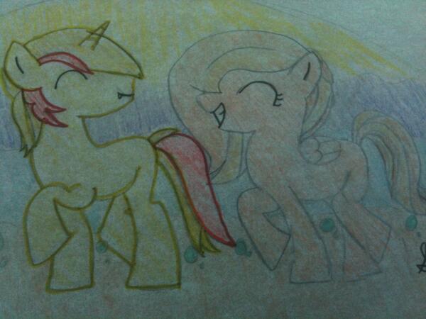 Drawing of Nidera and Dawn Breeze