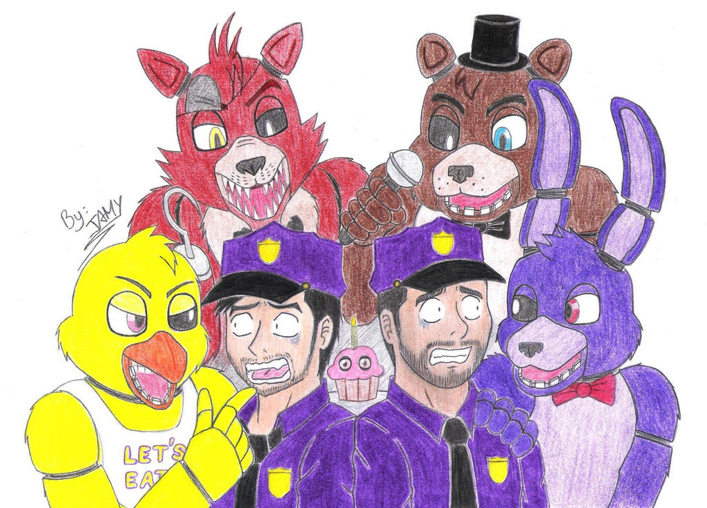 Five Nights At Freddys Night Guards/Security Guard by Otaku-Jamy on ...