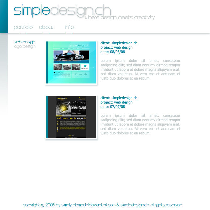 Syple Design Simple Blue? Design by simplyrolemodel on DeviantArt