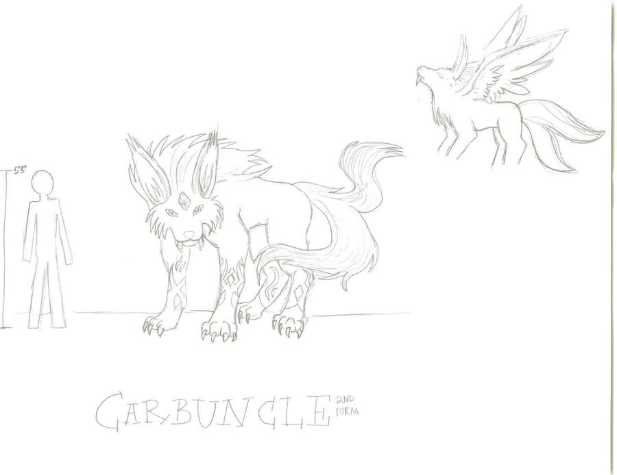 Carbuncle Deviantart Carbuncle, second form by DralionDance on DeviantArt