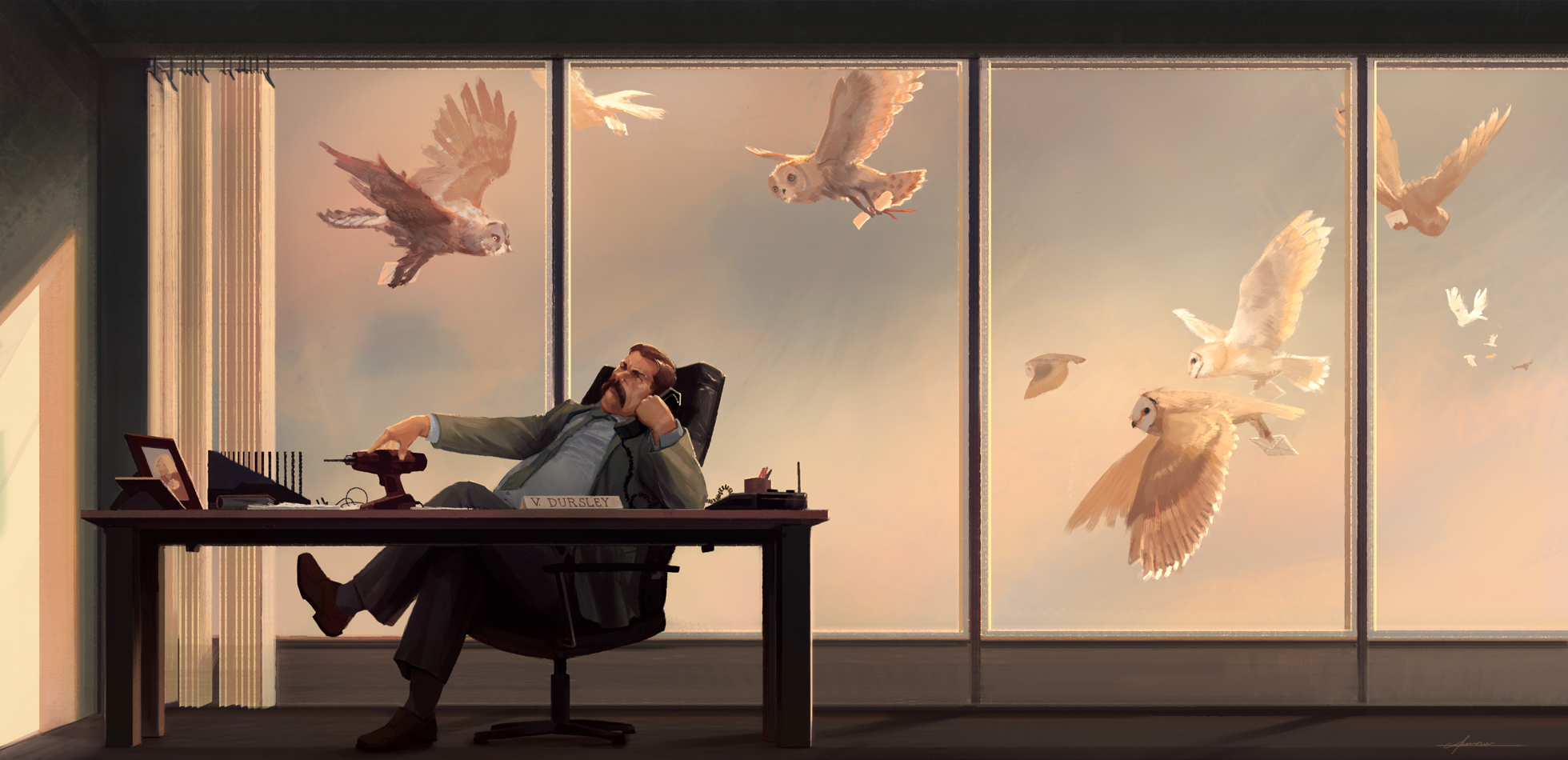 Mr. Dursley by marmottart