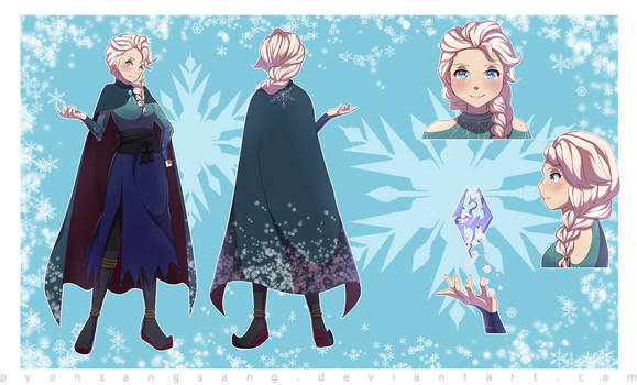 My Commission: Elsa in Skyrim (1)