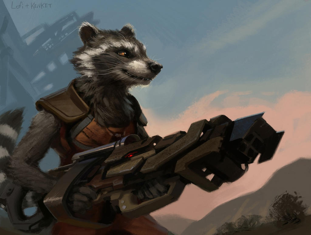 Rocket Raccoon by kenket on DeviantArt