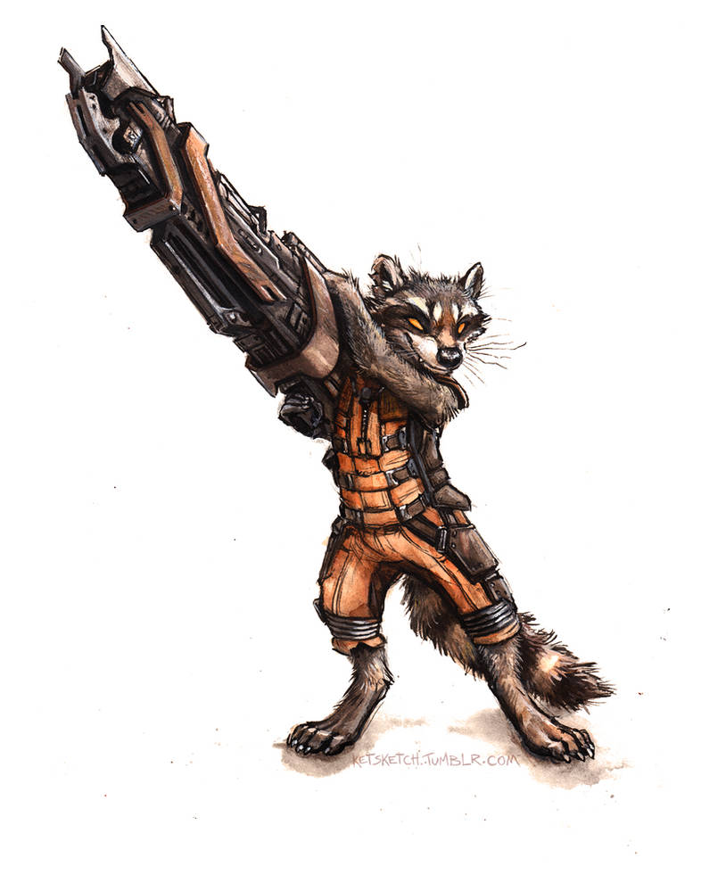 Rocket Raccoon by kenket on DeviantArt