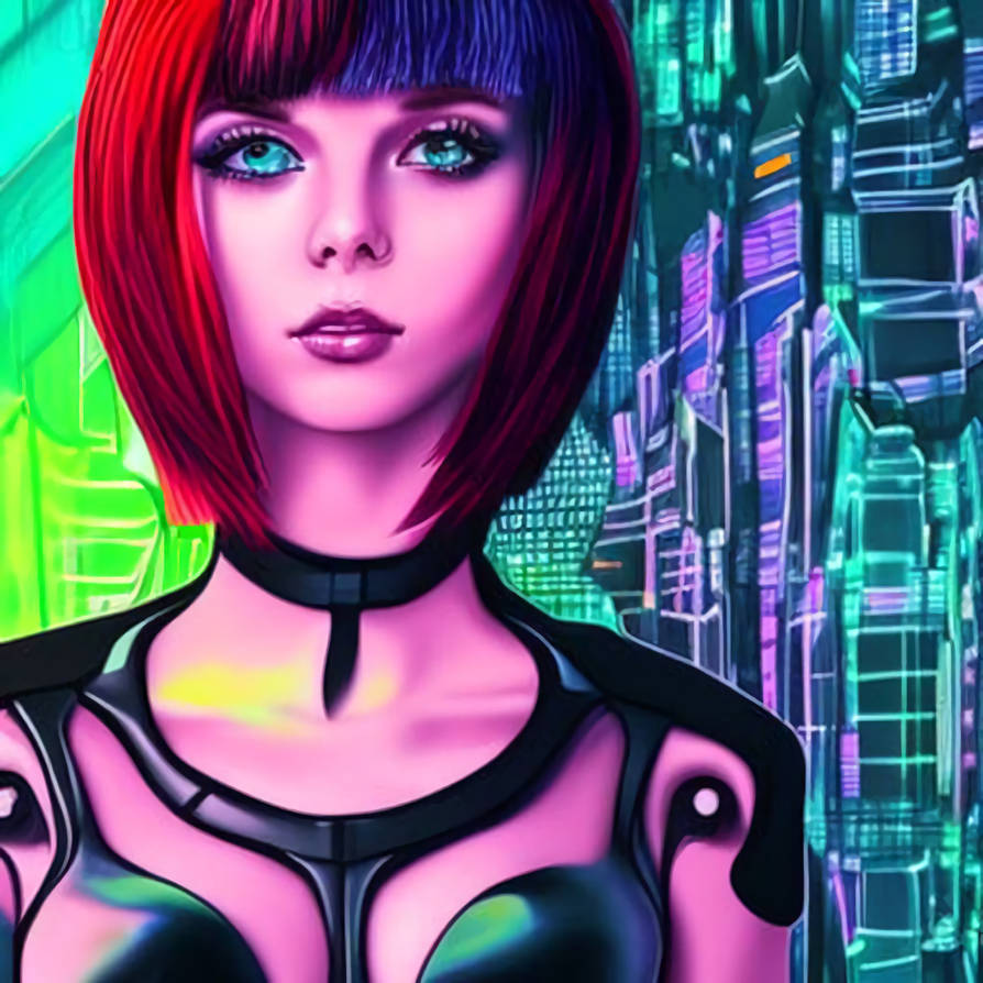 Cyberpunk Girl by Lydia515 on DeviantArt