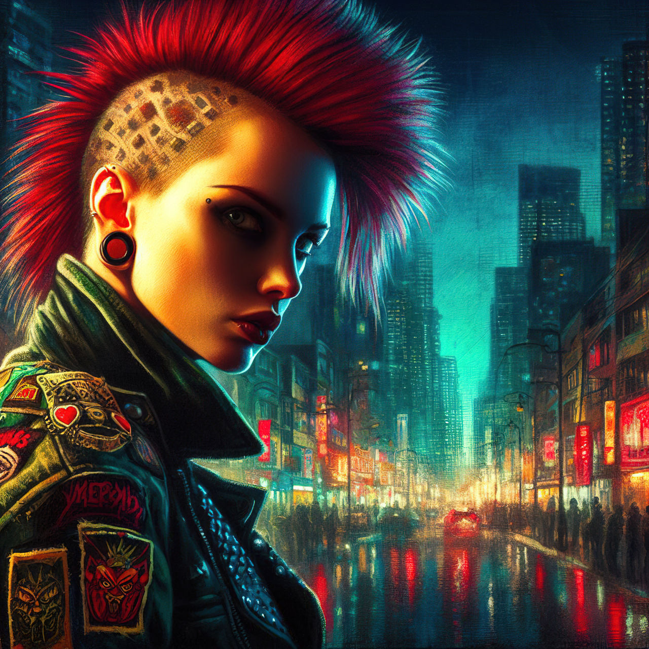 Punk Tech Deviantart Punk girl by Lydia515 on DeviantArt