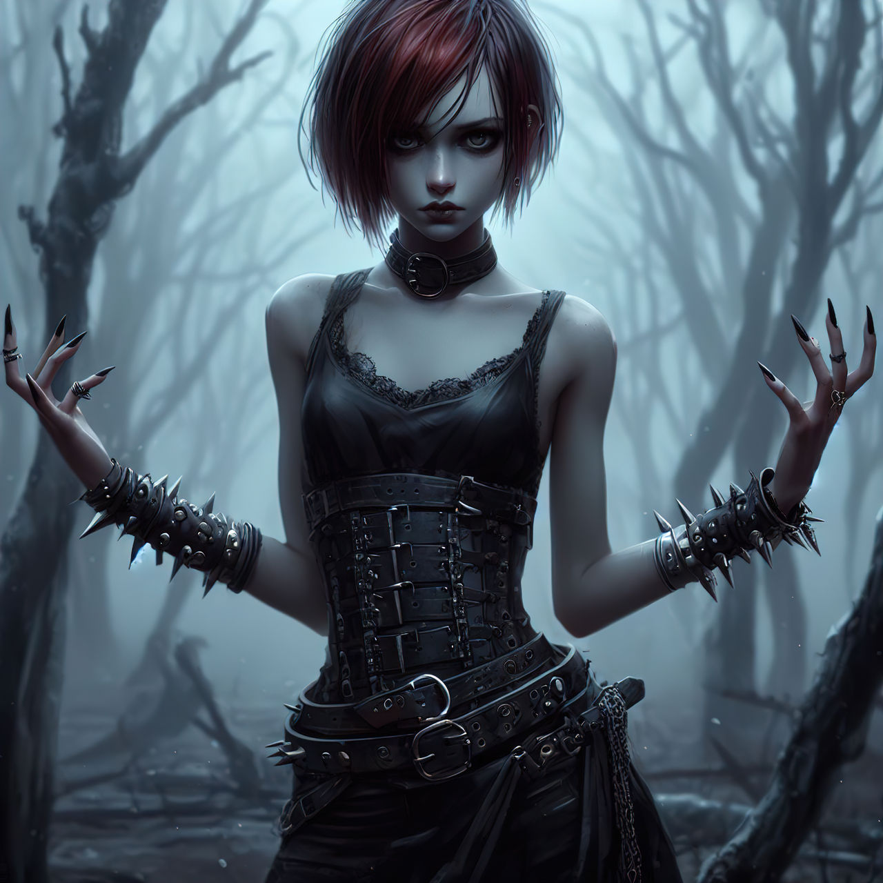 Goth rock girl by Lydia515 on DeviantArt