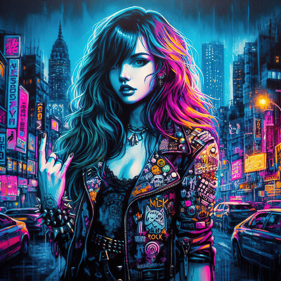Deviantart Rocker Girl Rock girl by Lydia515 on DeviantArt