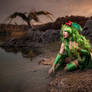 Rydia and the dragon