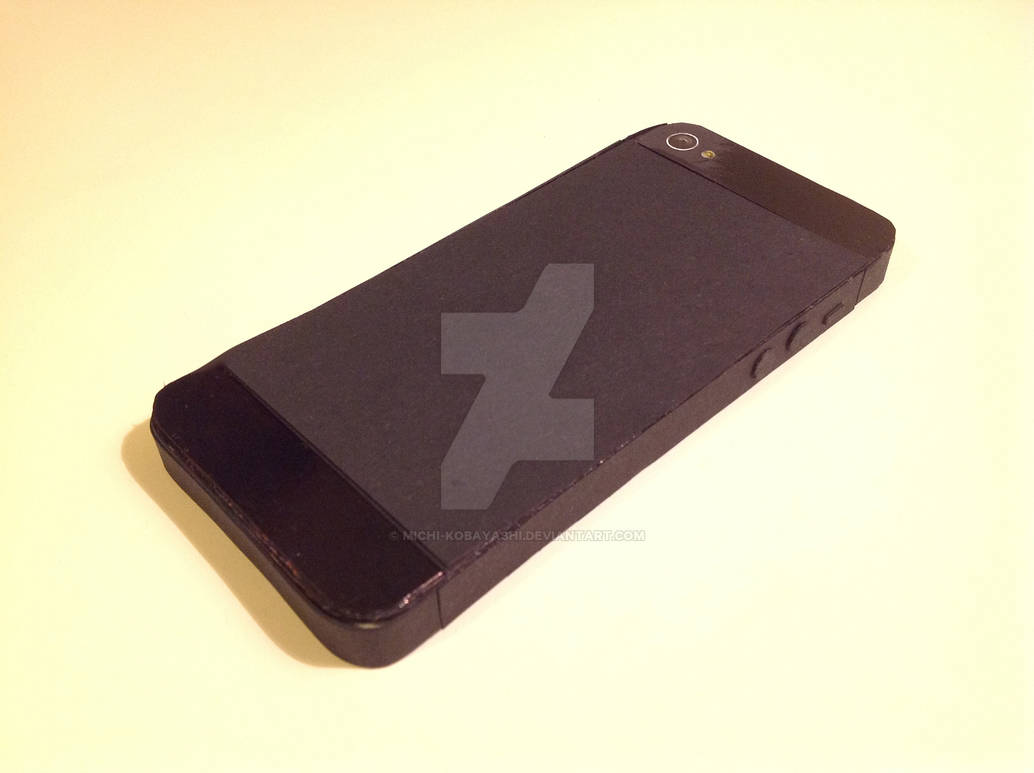 iPhone 5 Papercraft Mockup (Back 02) by michikobayashi on DeviantArt
