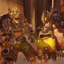 Roadhog and Junkrat - Overwatch