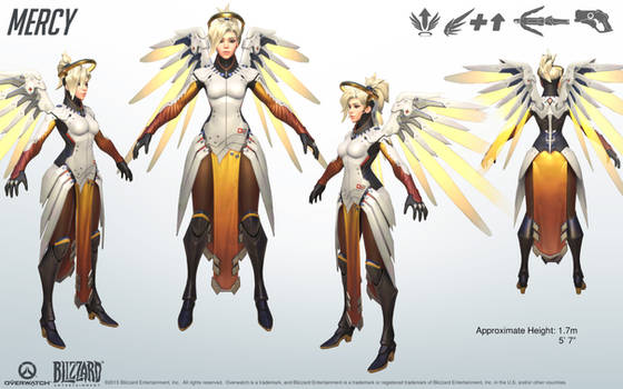 Mercy - Overwatch - Close look at model