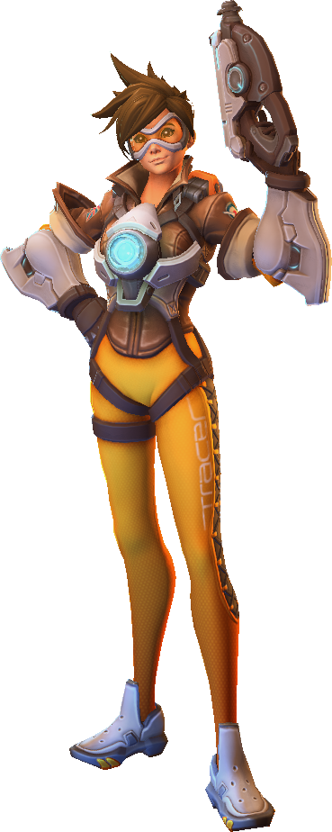 overwatch #tracer #mlg #blizzard - Rule 63 Tracer, HD Png Download