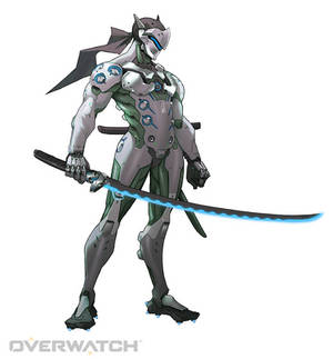 Genji Cyan - Overwatch