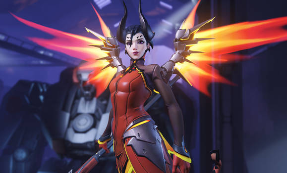 Mercy Devil Skin - Overwatch