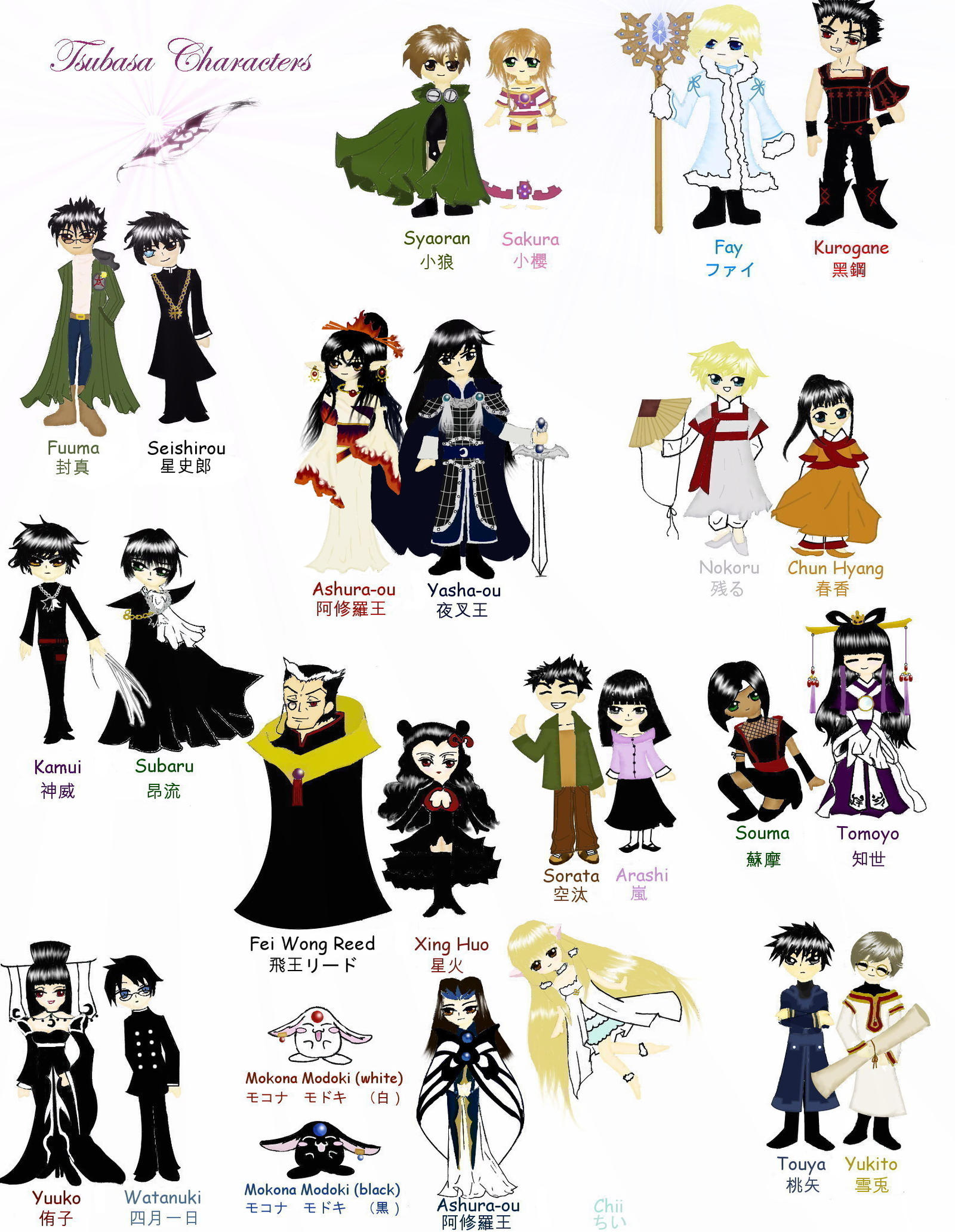 Tsubasa Characters By November Branches On Deviantart Tsubasa Characters By November Branches On Deviantart