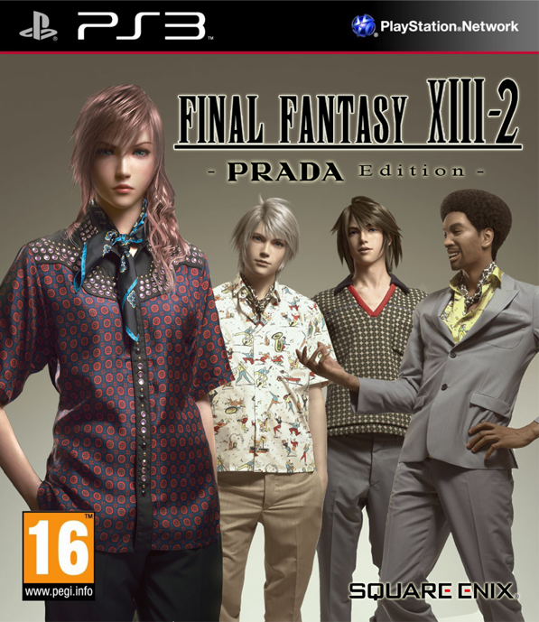 Final Fantasy 13-2 characters model Prada
