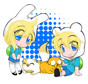 ~Finn and Jake w/ Fionna and Cake~