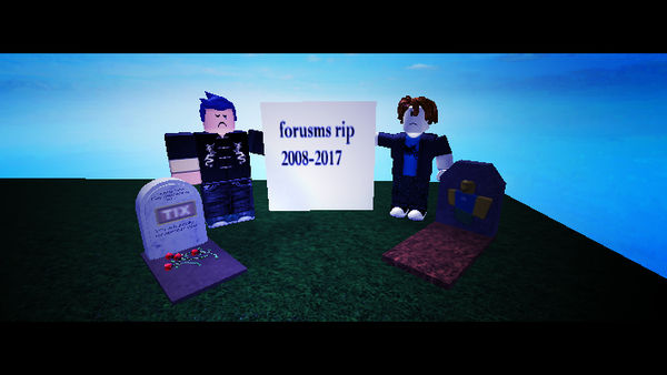 Rip Roblox Forums And Tix And Noob By Sluncelynaroblox On - rip forum roblox