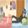 Amu Throws Ikuto Off Bed