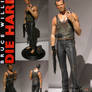 Die Hard I:  Bruce Willis / John McClane Statue