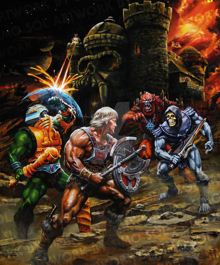 He Man Pdf He-Man and the Power Sword - Oil on Canvas by SiMoSol on DeviantArt
