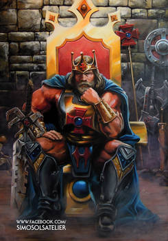 King He-Man / Oil on Canvas