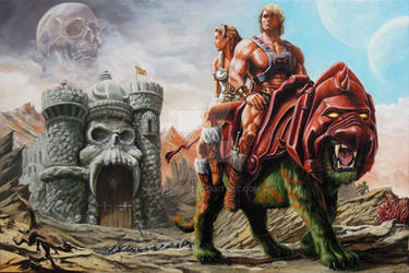 He-Man: The Prophecy Of The Legend / Oil On Canvas