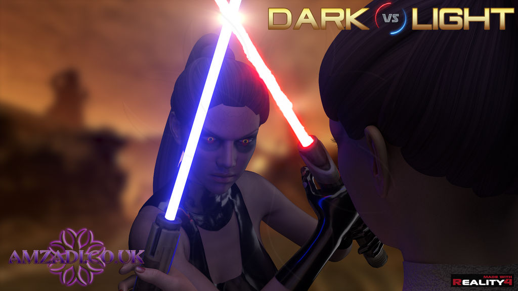 Dark vs Light (Solje 001 Close up) by Amzadi
