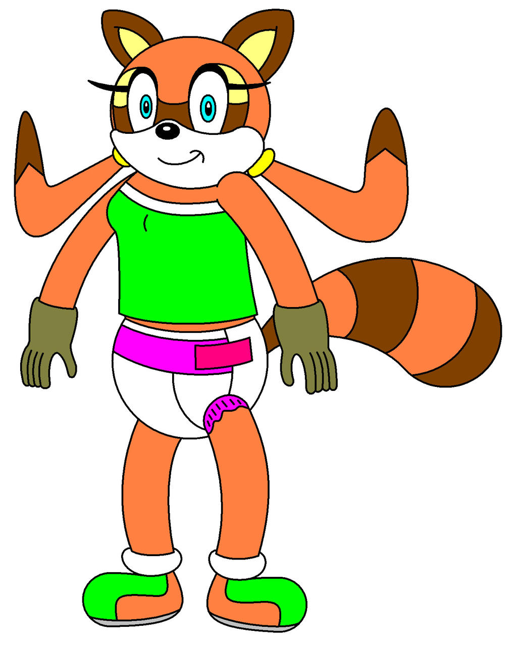 Rocket Racoon Diaper Marine the Raccoon in a diaper by jahubbard on DeviantArt