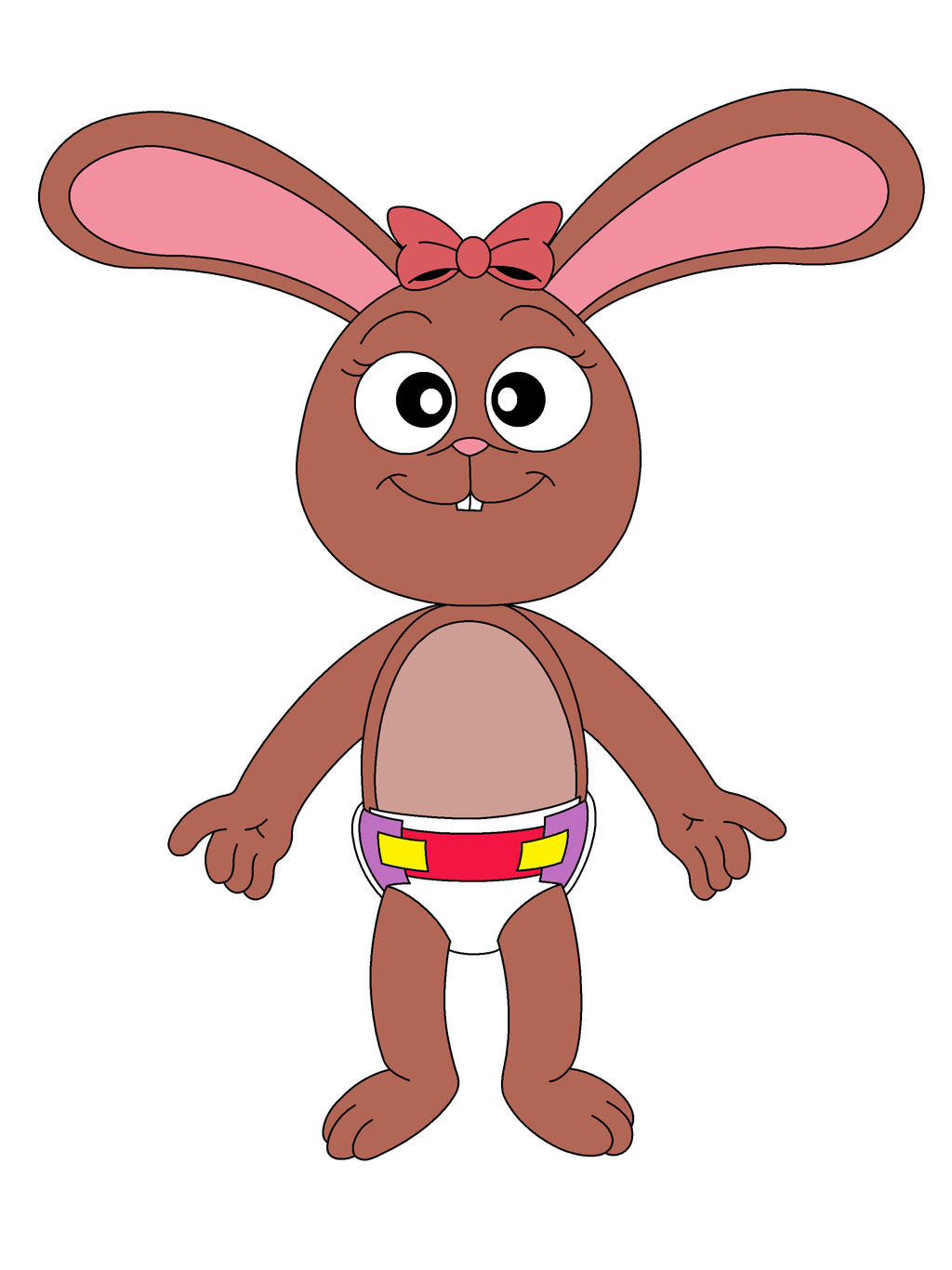Deviantart Amy The Rabbit Amy the Baby Bunny (colored version) by jahubbard on DeviantArt