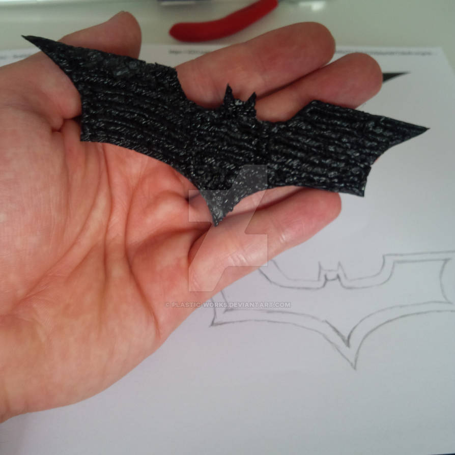 Batarang! Pretty solid by Plastic-Works on DeviantArt