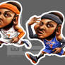 Carmelo Anthony Caricature