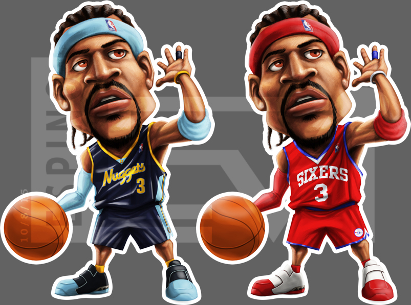 Allen Iverson Caricature (2)