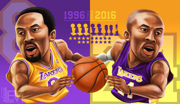 Kobe Bryant Caricature