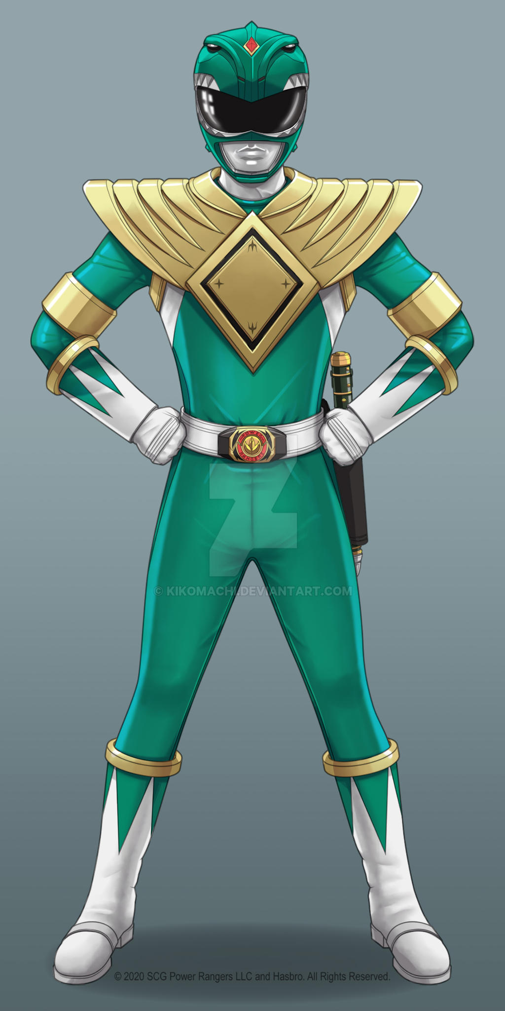 Mmpr Fan Ranger MMPR Green Power Ranger by kikomachi on DeviantArt