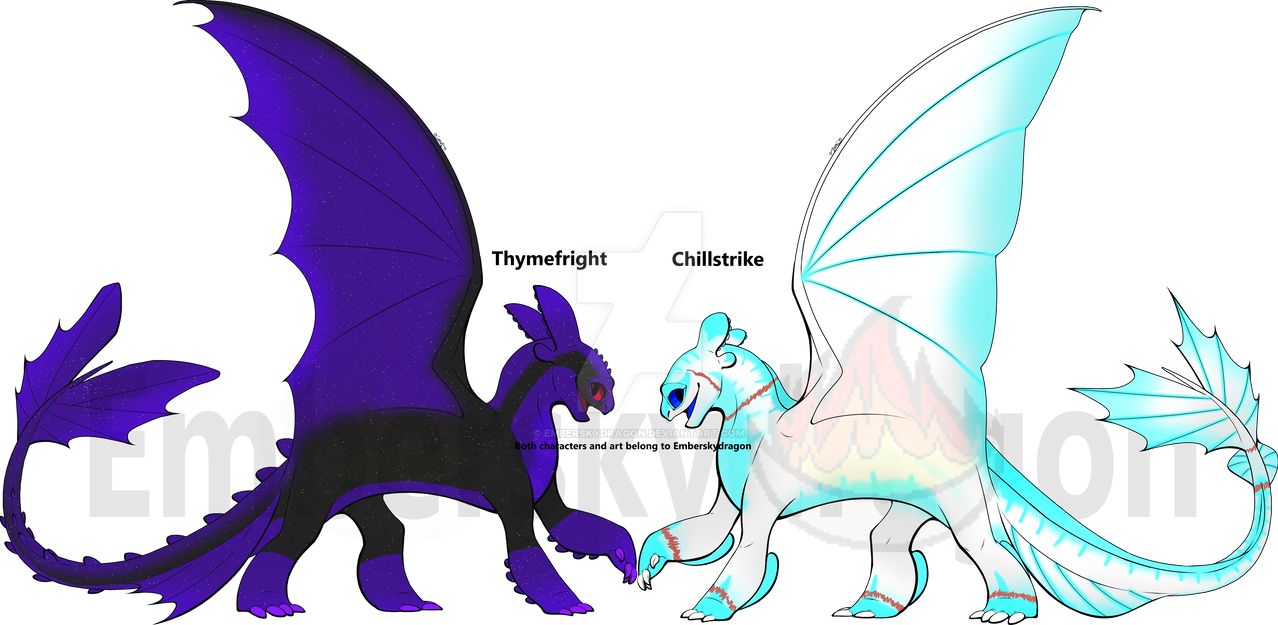 Titanwing Couple by EmberSkyDragon on DeviantArt