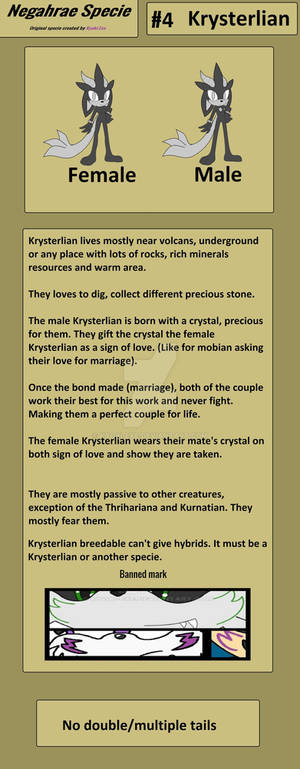 Negahrae Species #4 The Krysterlian