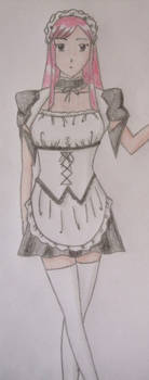 Erza in Kaichou wa Maid-sama