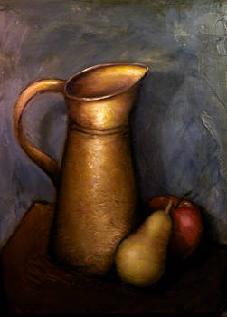 Pitcher, Pear and Apple