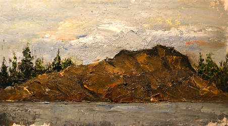 Northern Ontario Landscape - Oil Sketch