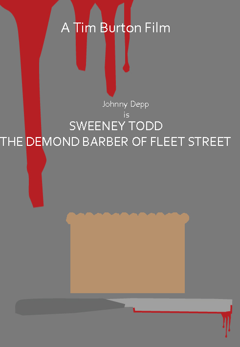 Sweeney Todd Minimalist poster