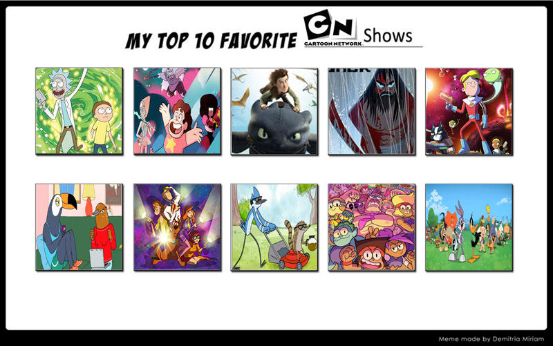 Top 10 favorite Cartoon Network Shows (ft AS) by thearist2013 on DeviantArt