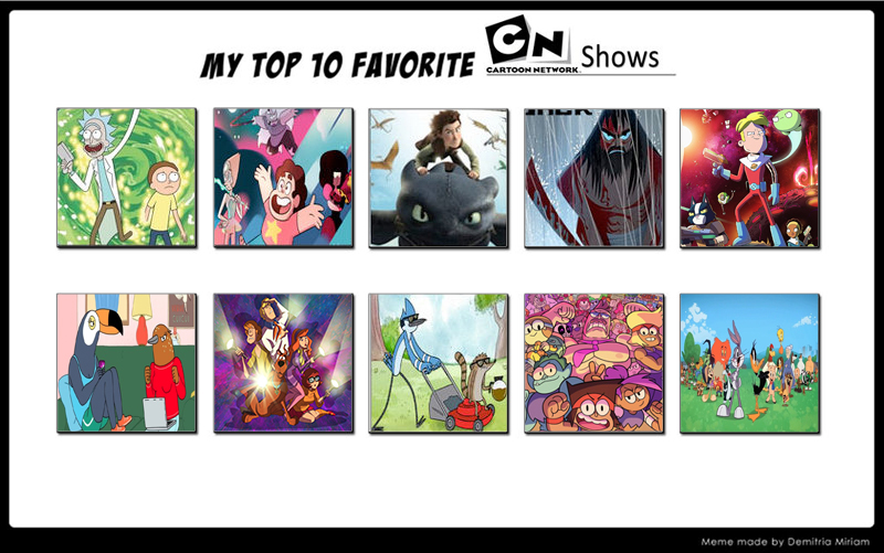 Top 10 Cartoon Network Shows by Perro2017 on DeviantArt