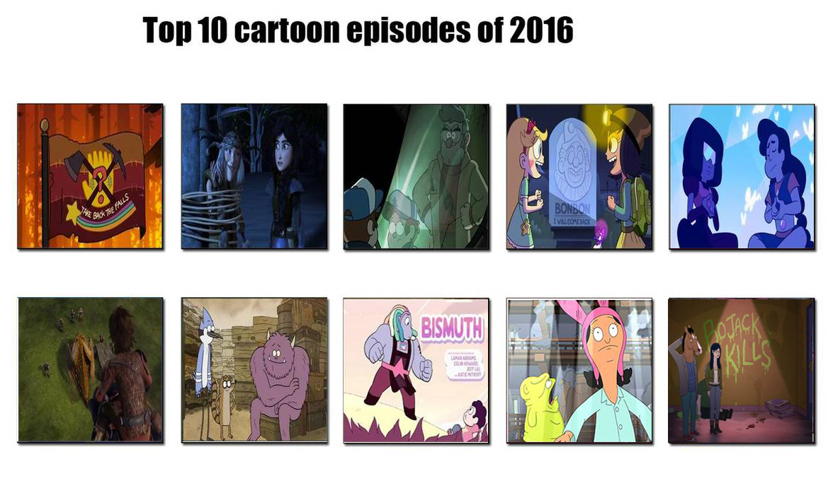 TOP 10 cartoon episodes of 2016 by thearist2013 on DeviantArt